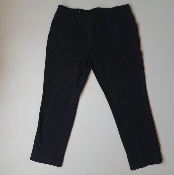 Chico's dark gray ankle length elastic pants‎ size 10 - Picture 1 of 10